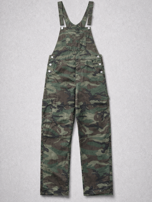 Vintage Camo Utility Overalls