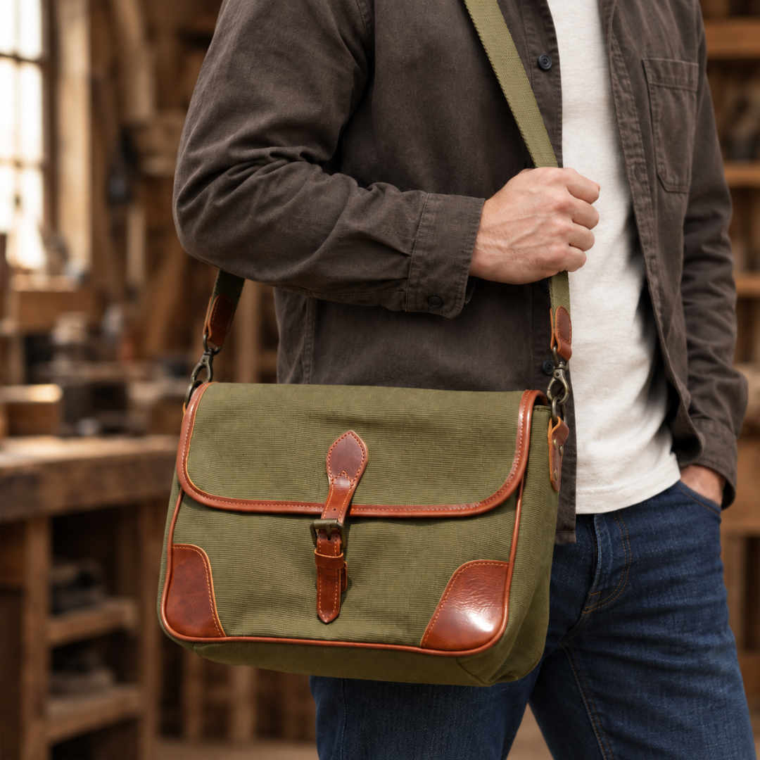 Vintage Weldon Canvas Messenger Bag