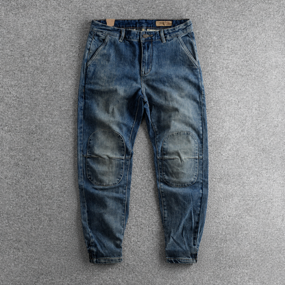 True Denim Double-Knee Utility Joggers