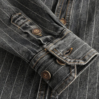 Vintage Charcoal Work Shirt