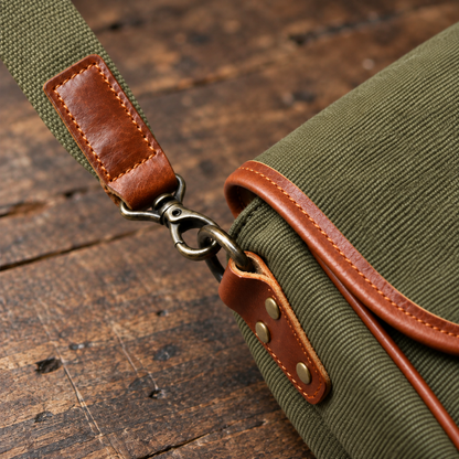 Vintage Weldon Canvas Messenger Bag