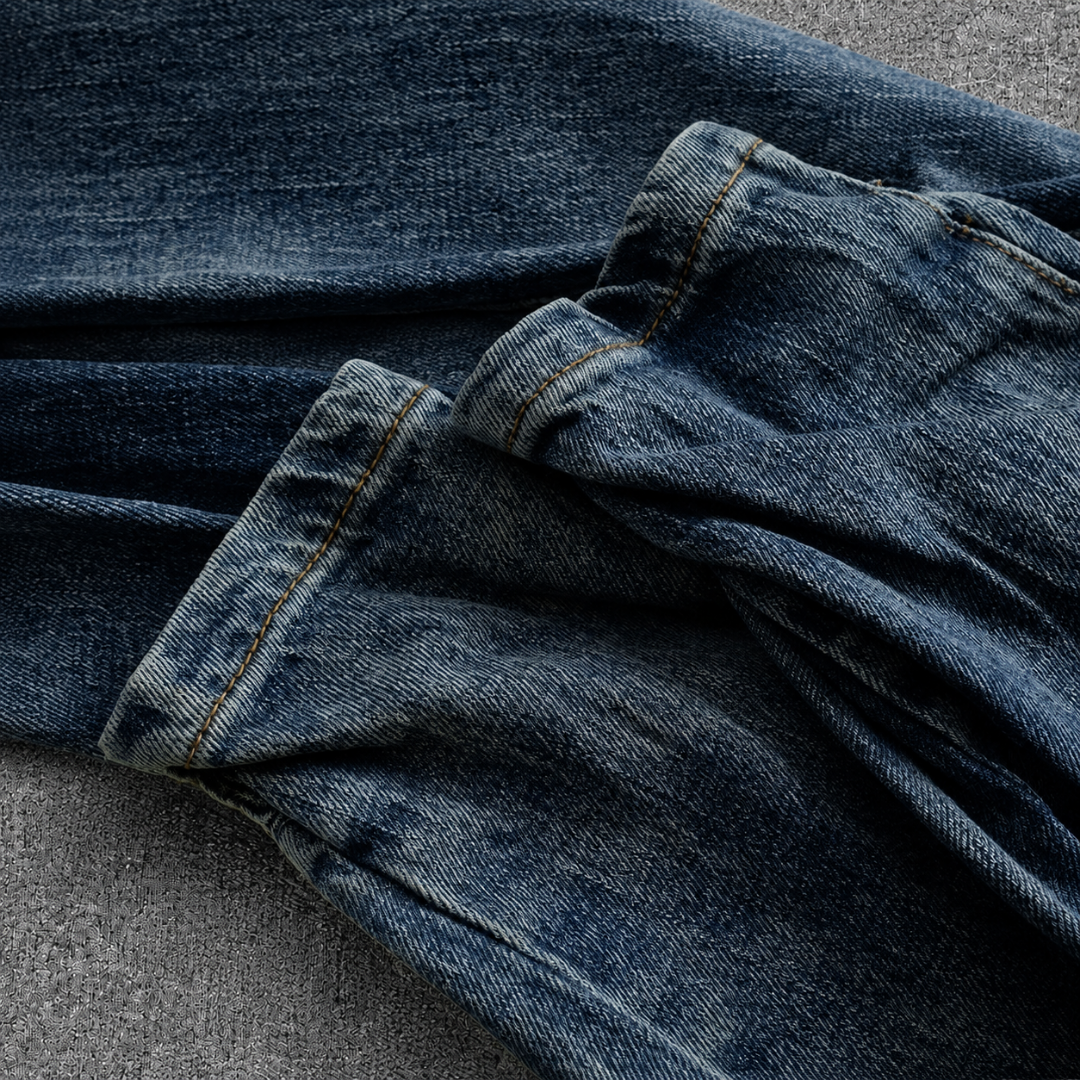 True Denim Double-Knee Utility Joggers