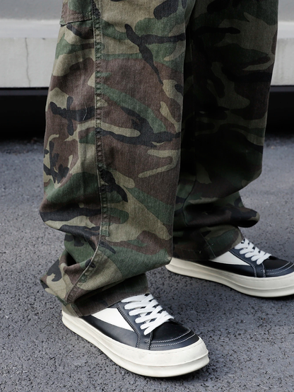 Vintage Camo Utility Overalls