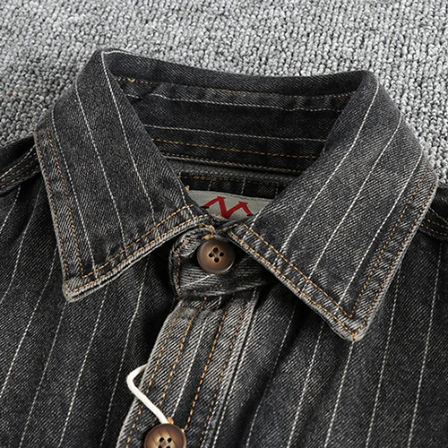 Vintage Charcoal Work Shirt
