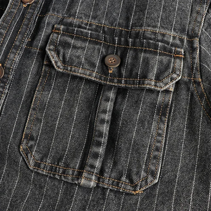 Vintage Charcoal Work Shirt