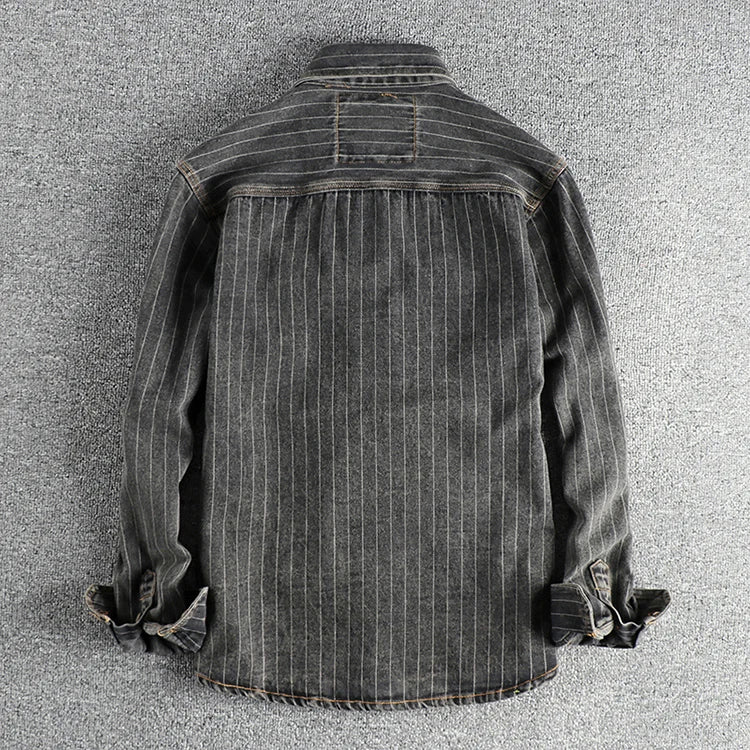 Vintage Charcoal Work Shirt